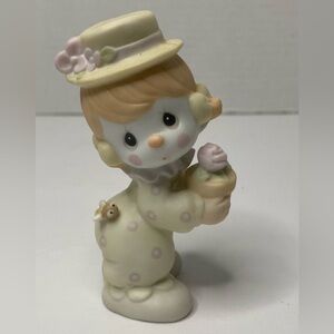 Precious Moments "Clown " 1994 trademark a butterfly